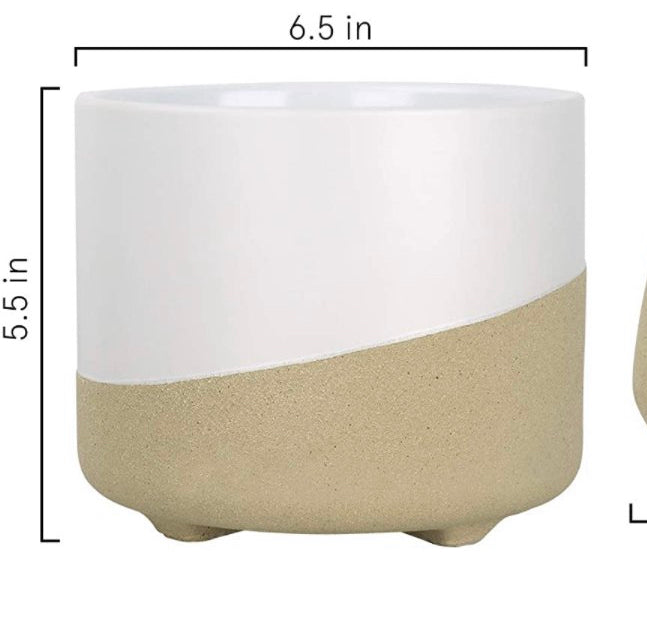 Sand Glaze Plant Pot