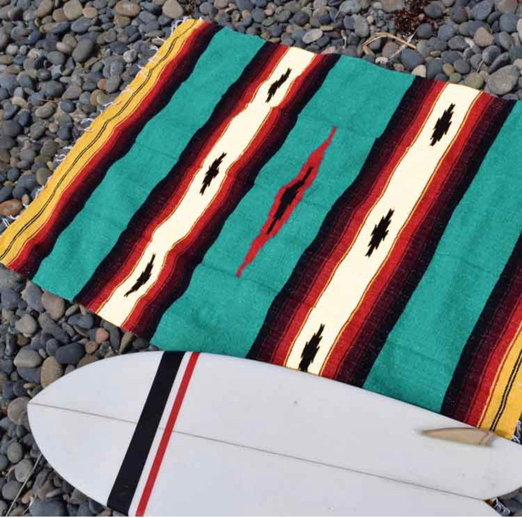 Baja Diamond Blanket | Turquoise Sunset