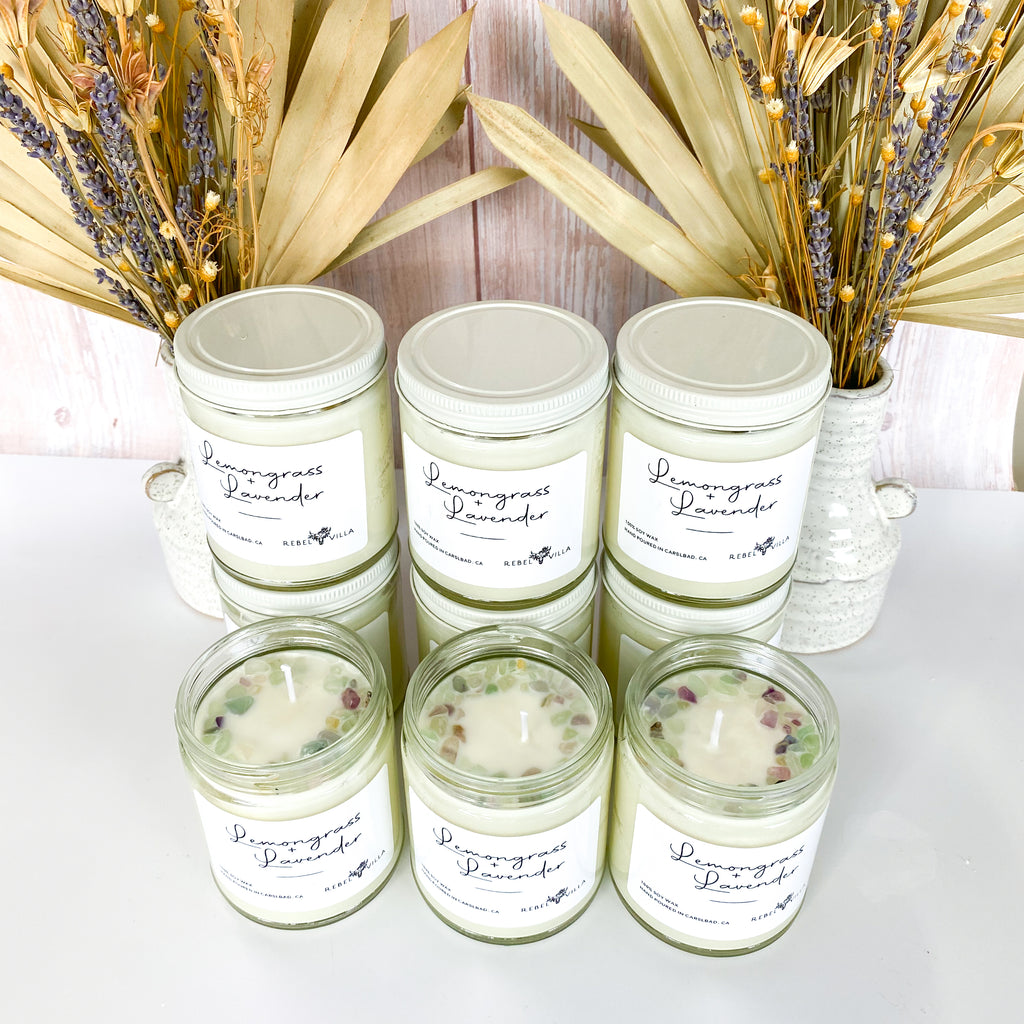 Lemongrass Lavender Soy Candle