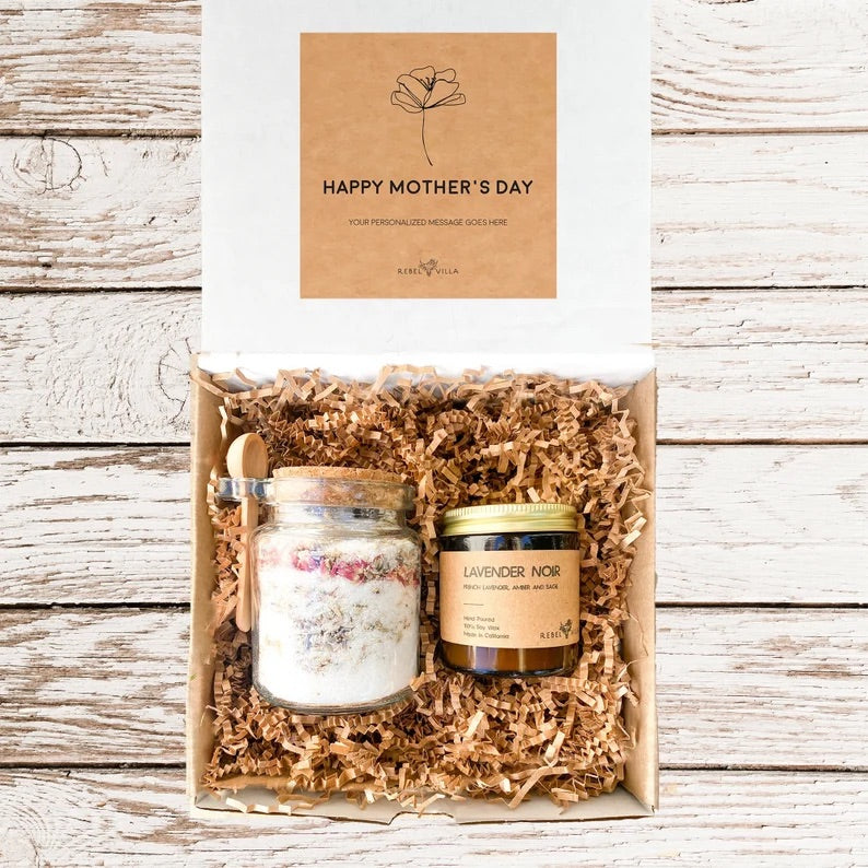 Mother’s Day Gift Box | Soaking Salts + Soy Candle