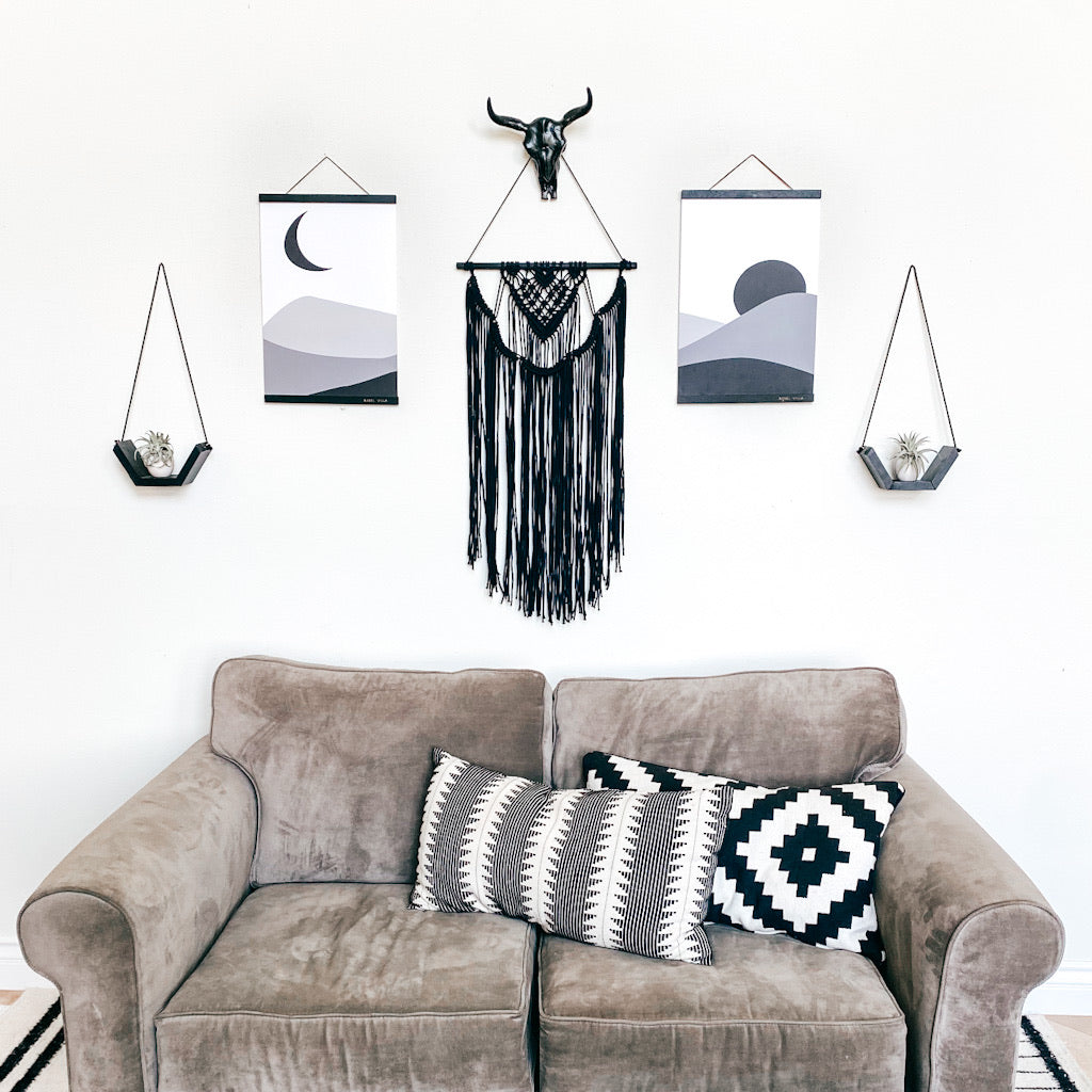Sun and Moon Artwork with Frames