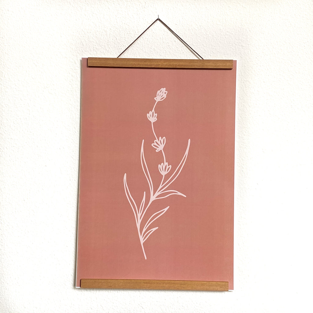 Botanical Line Art Print 12” x 18”