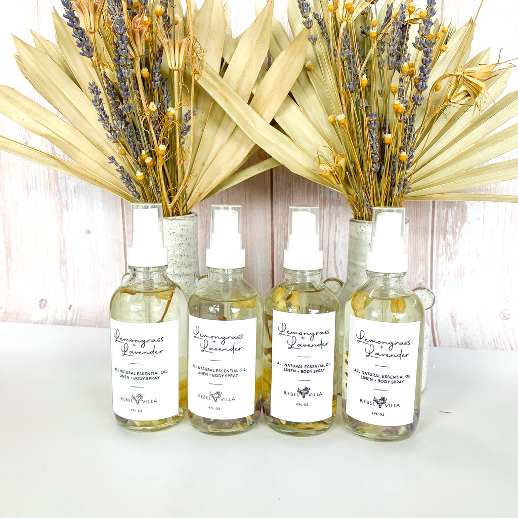 Lemongrass Lavender Essential Oil Spray