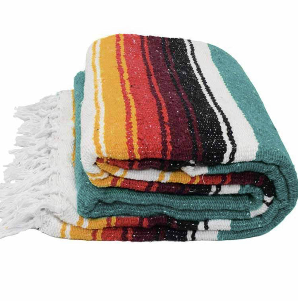 Baja Diamond Blanket | Turquoise Sunset