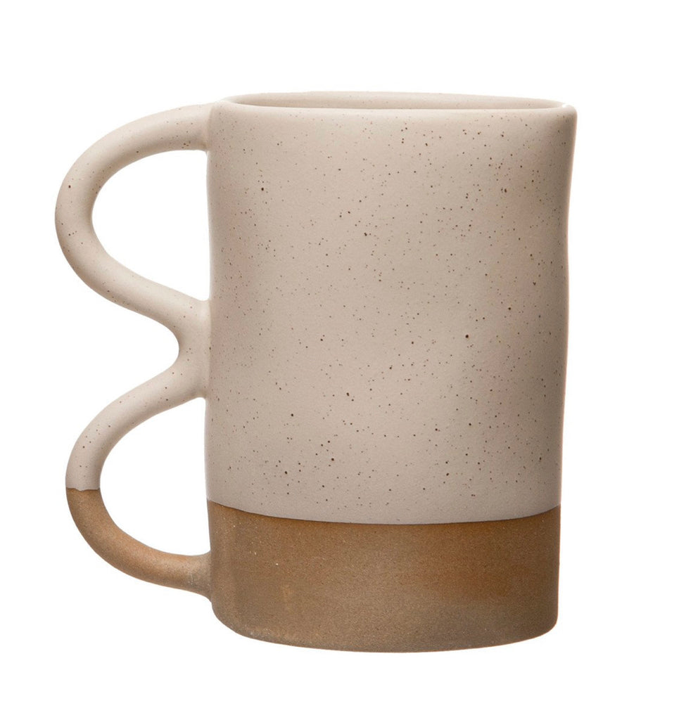Stoneware Mug, Matte Speckled Finish