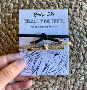 Really Pretty Double Hair Tie