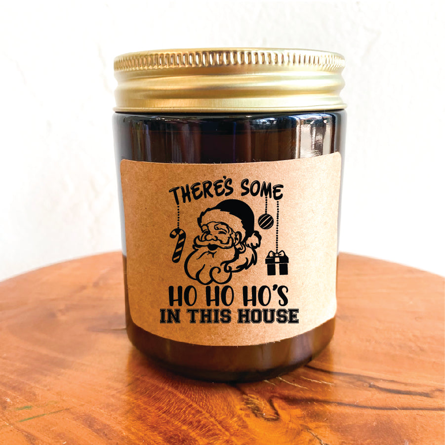 There’s some ho ho ho’s in this house | Funny Christmas Candle