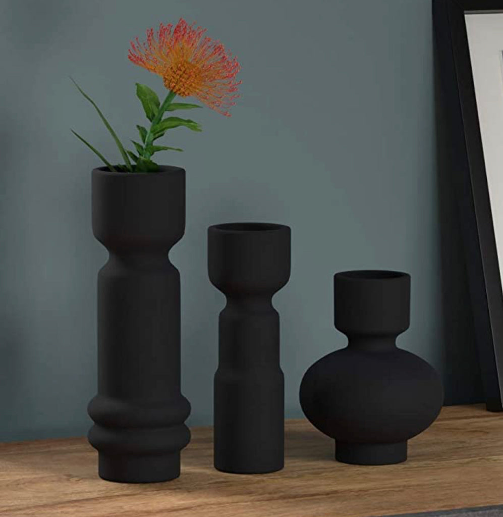 Totem Stoneware Short Vase