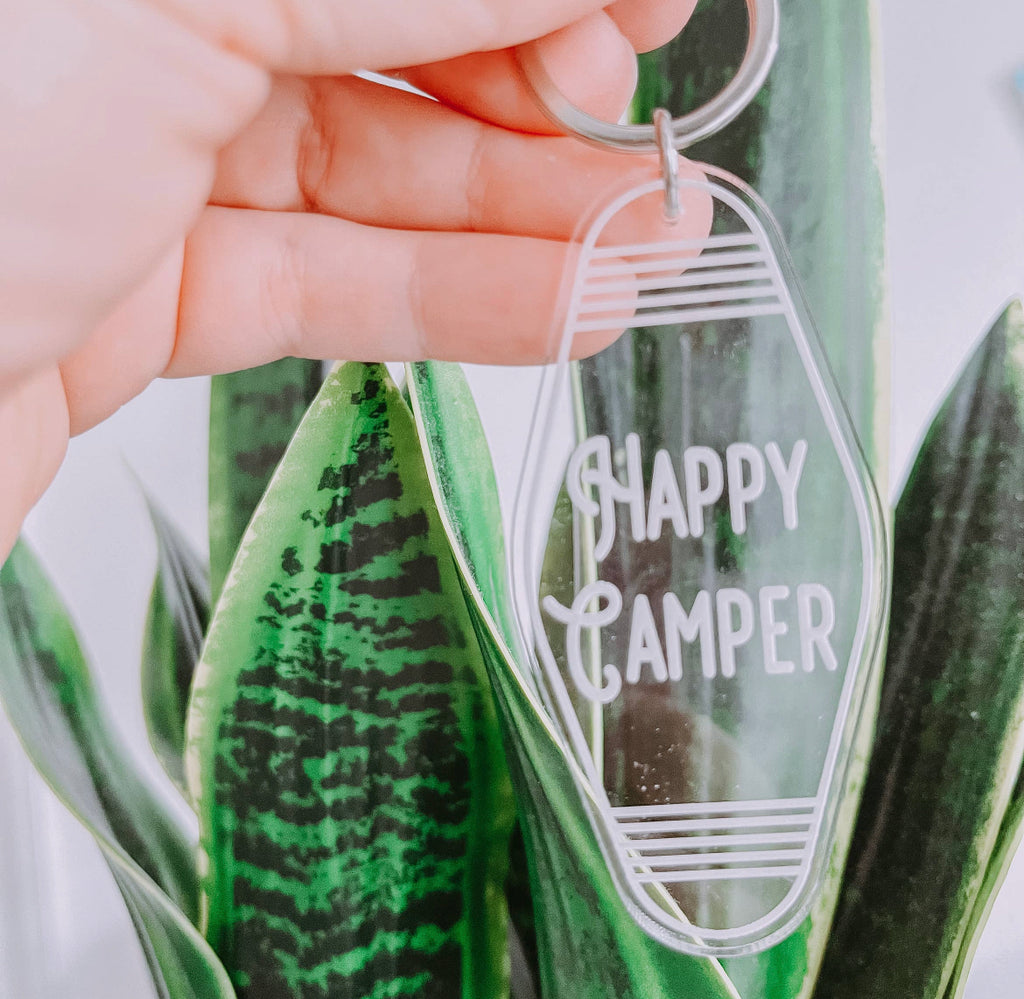 Crazy Plant Lady Clear Keychain