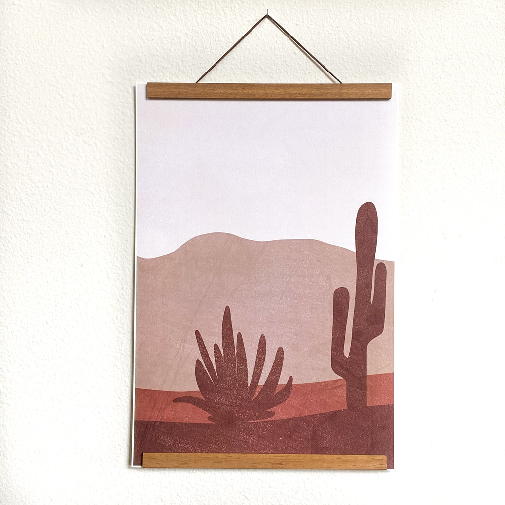 Cactus Horizon Art Print 12” x 18”