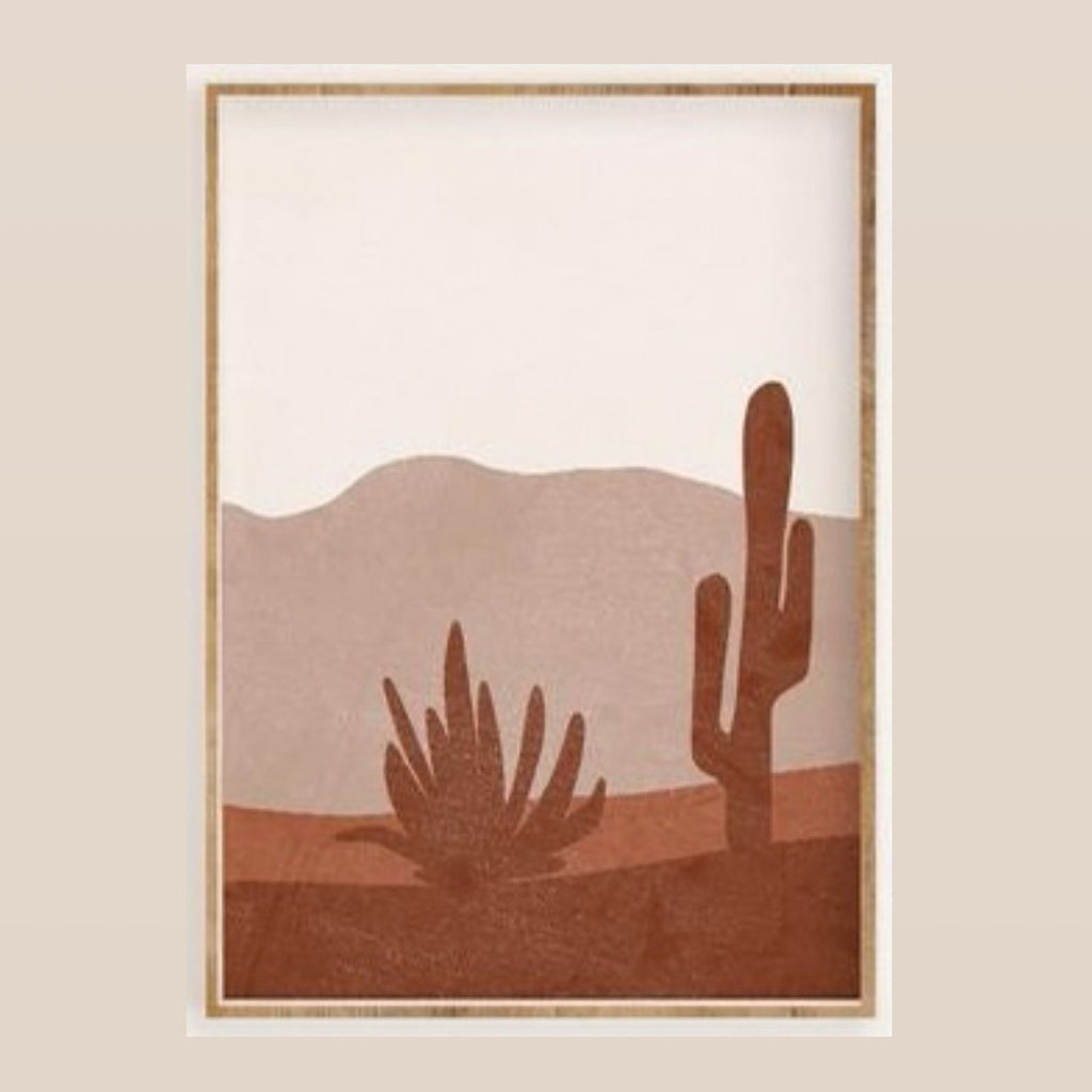 Cactus Horizon Art Print 12” x 18”