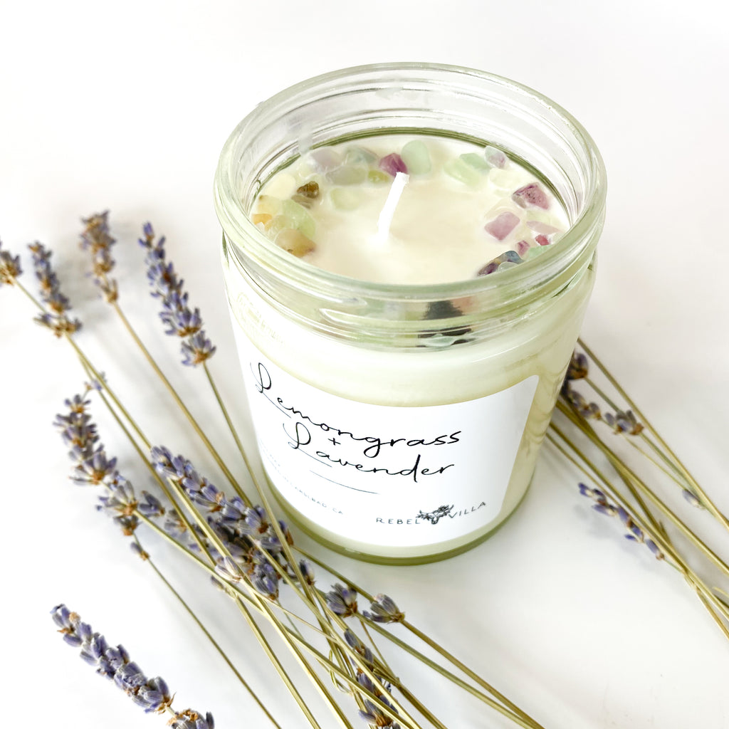 Lemongrass Lavender Soy Candle