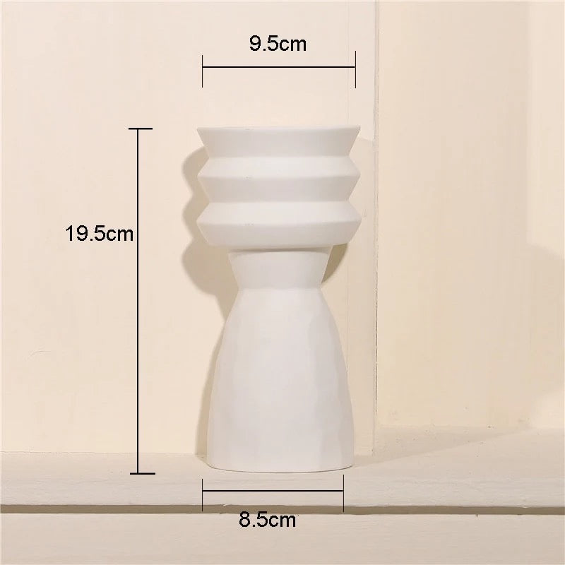 Accordian Top Vase