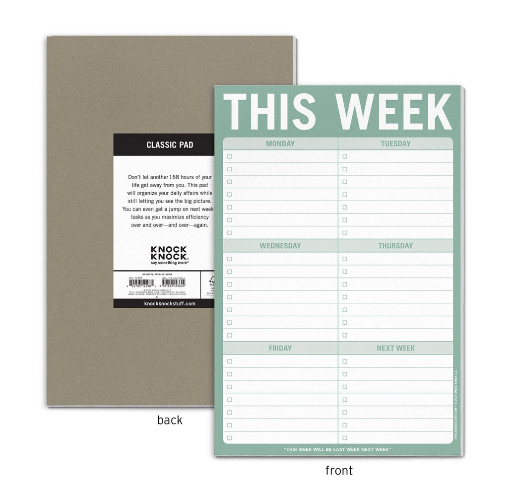 This Week Notepad