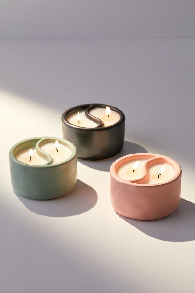 Yin Yang Candle | Black Salt + Teakwood