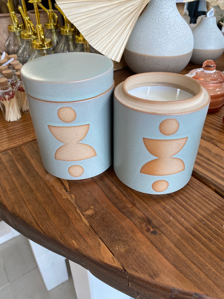 Form Glazed Ceramic Candle | Rose & Bay