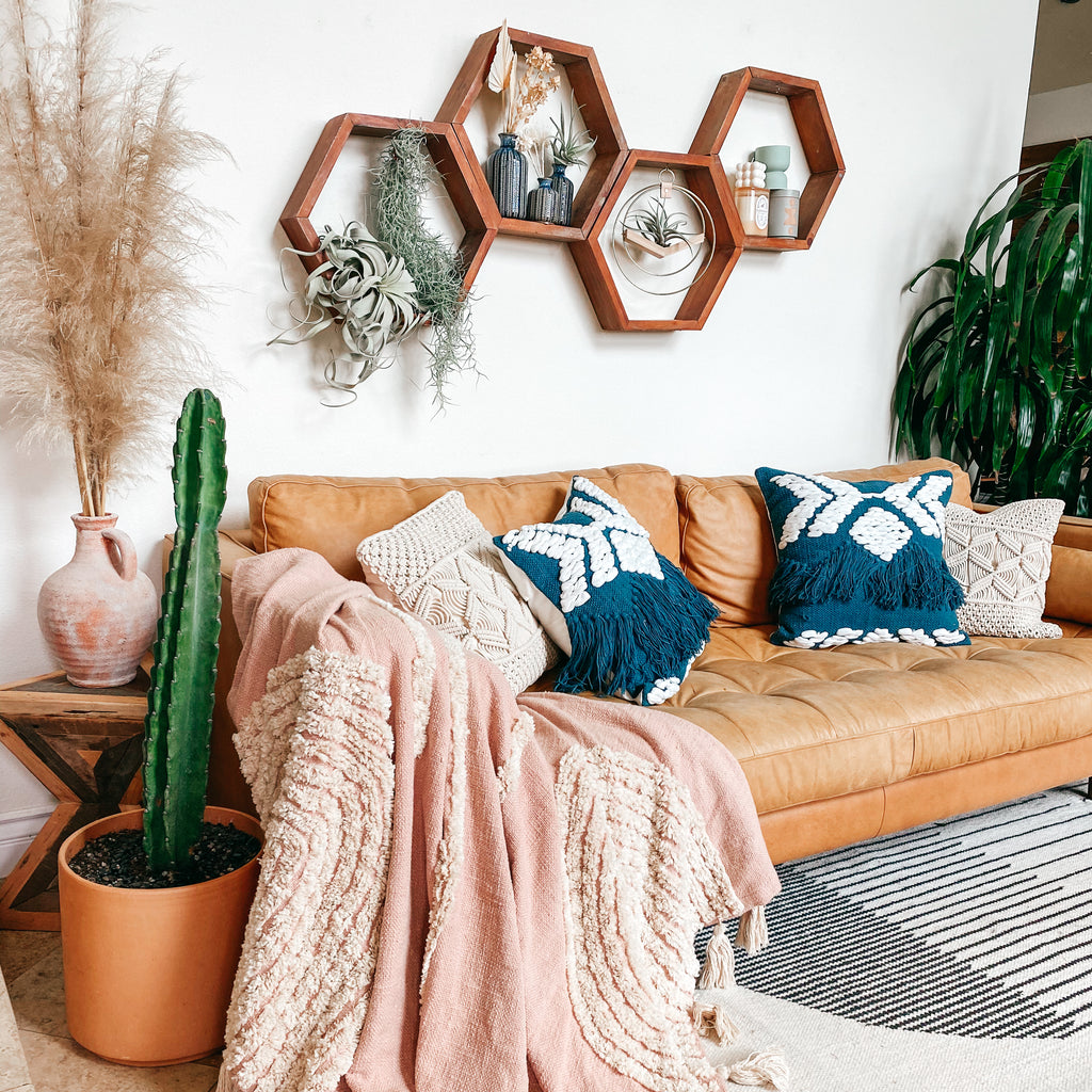 ARLO BLUE | Woven Pillow Cover