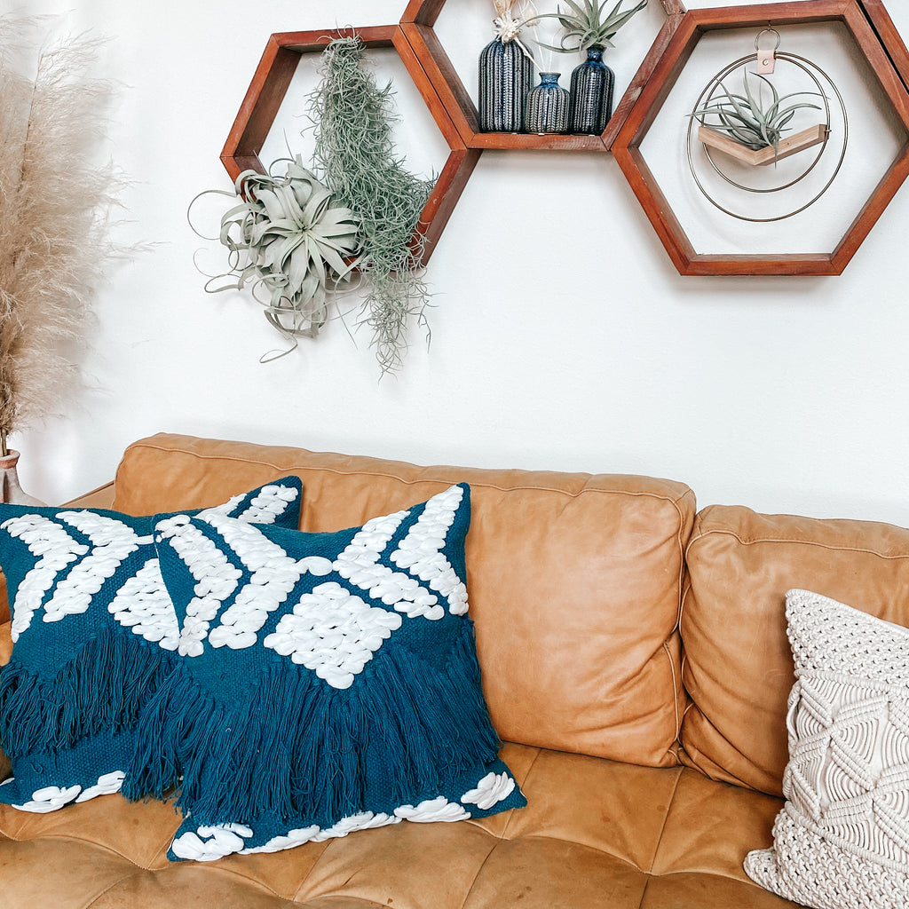 ARLO BLUE | Woven Pillow Cover