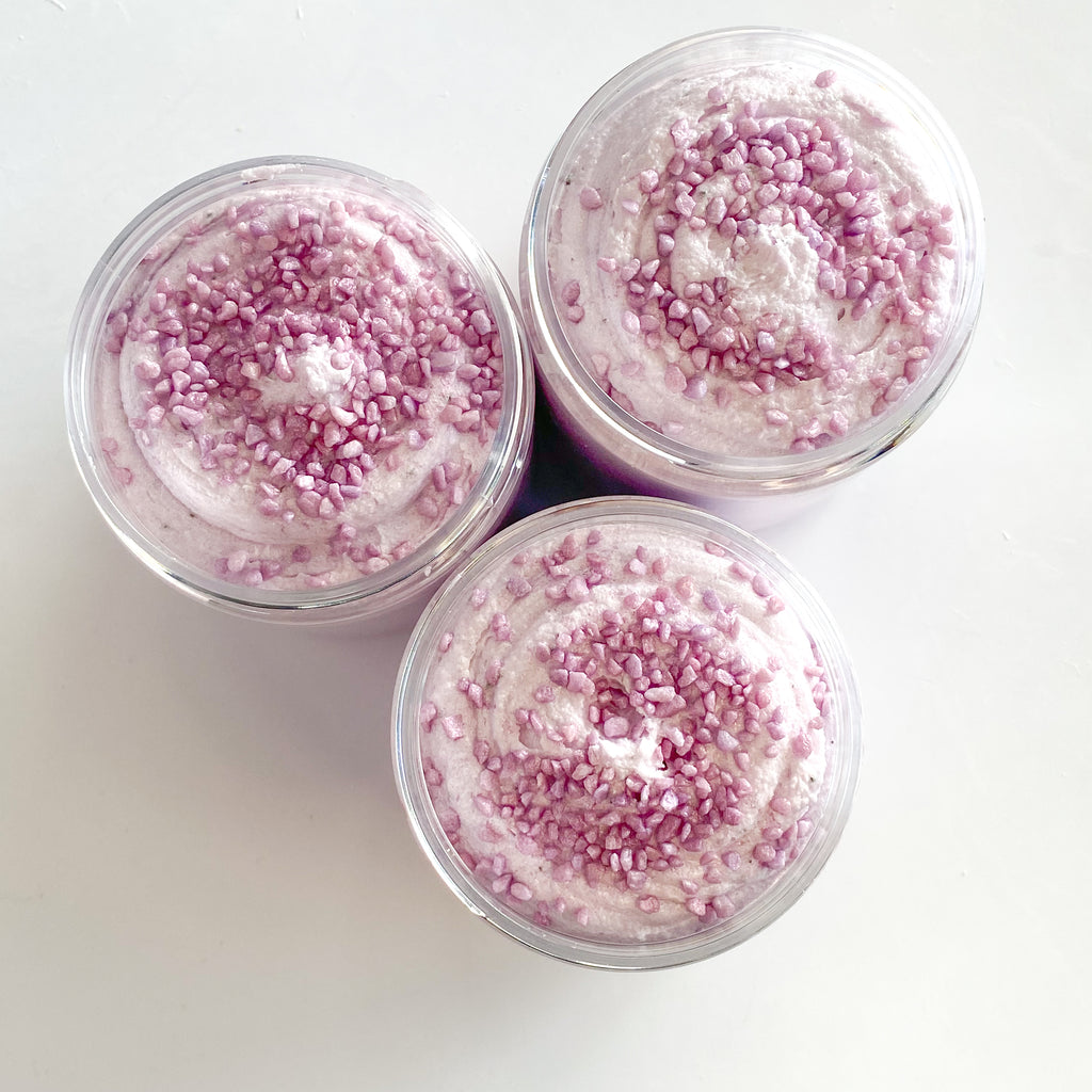 Lemongrass Lavender Foaming Sugar Scrub